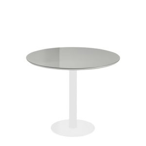 Mesa Ronda cristal fija